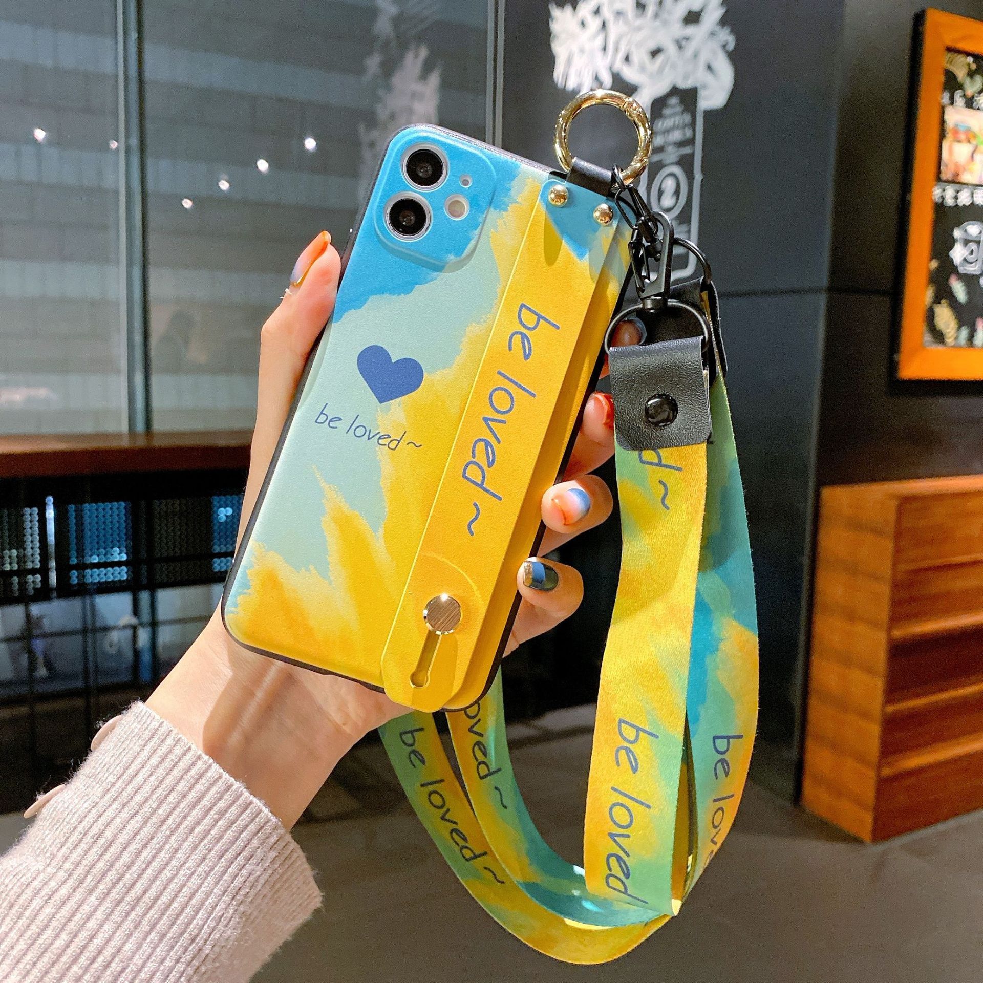 Wristband Phone Case Watercolor Phone Case Wristband Phone Case Watercolor Phone Case